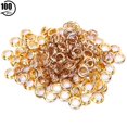 thumbnail image 1 of Grommet,100Pcs Brass Eyelets Double Brass Eyelets Eyelets Rivet Performance Driven, 1 of 11