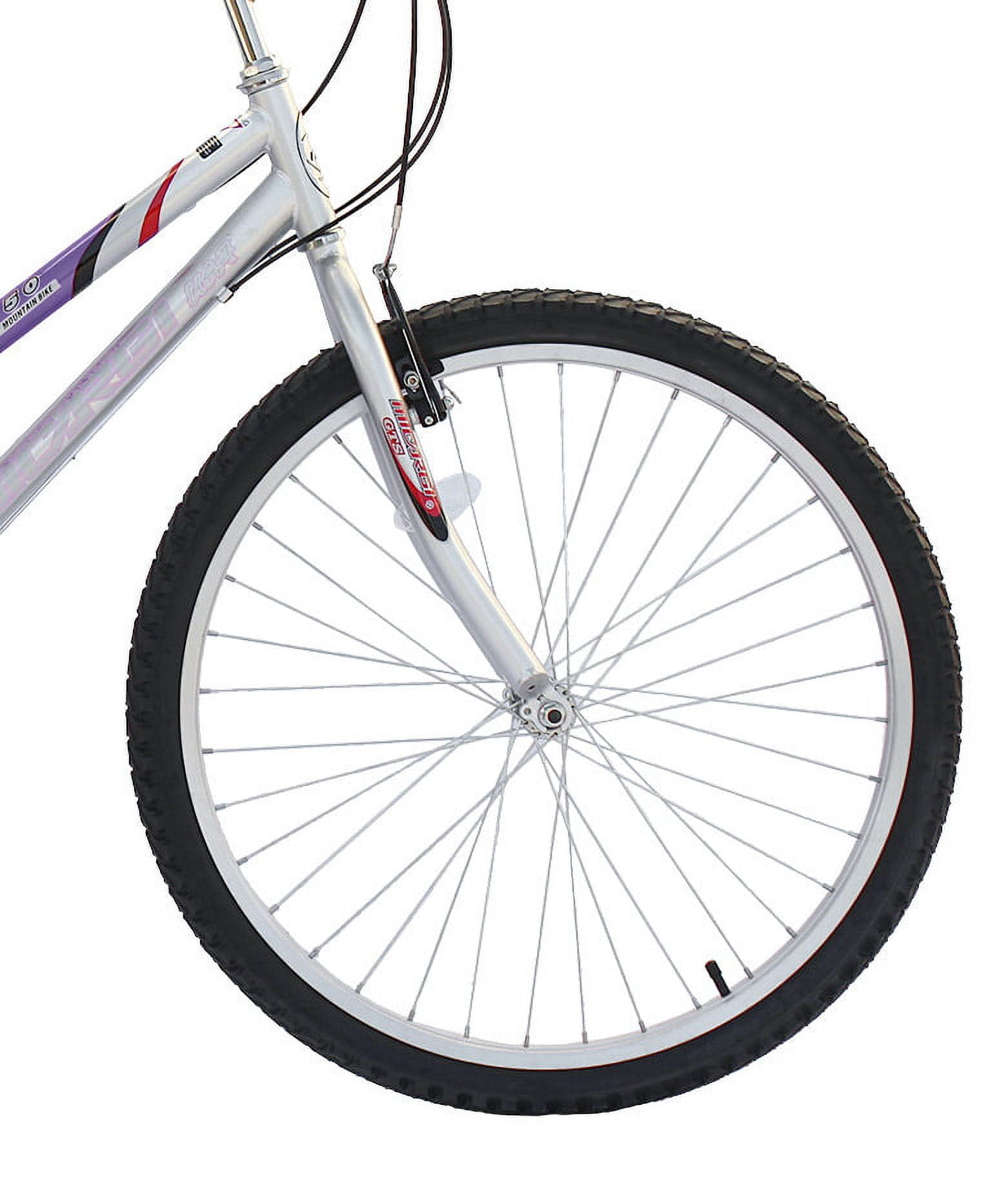 Wonder Wheels 26 In. Mtb 18 Speed Bicycle, Bike, Steel Frame Alloy Rims 36 H - Purple