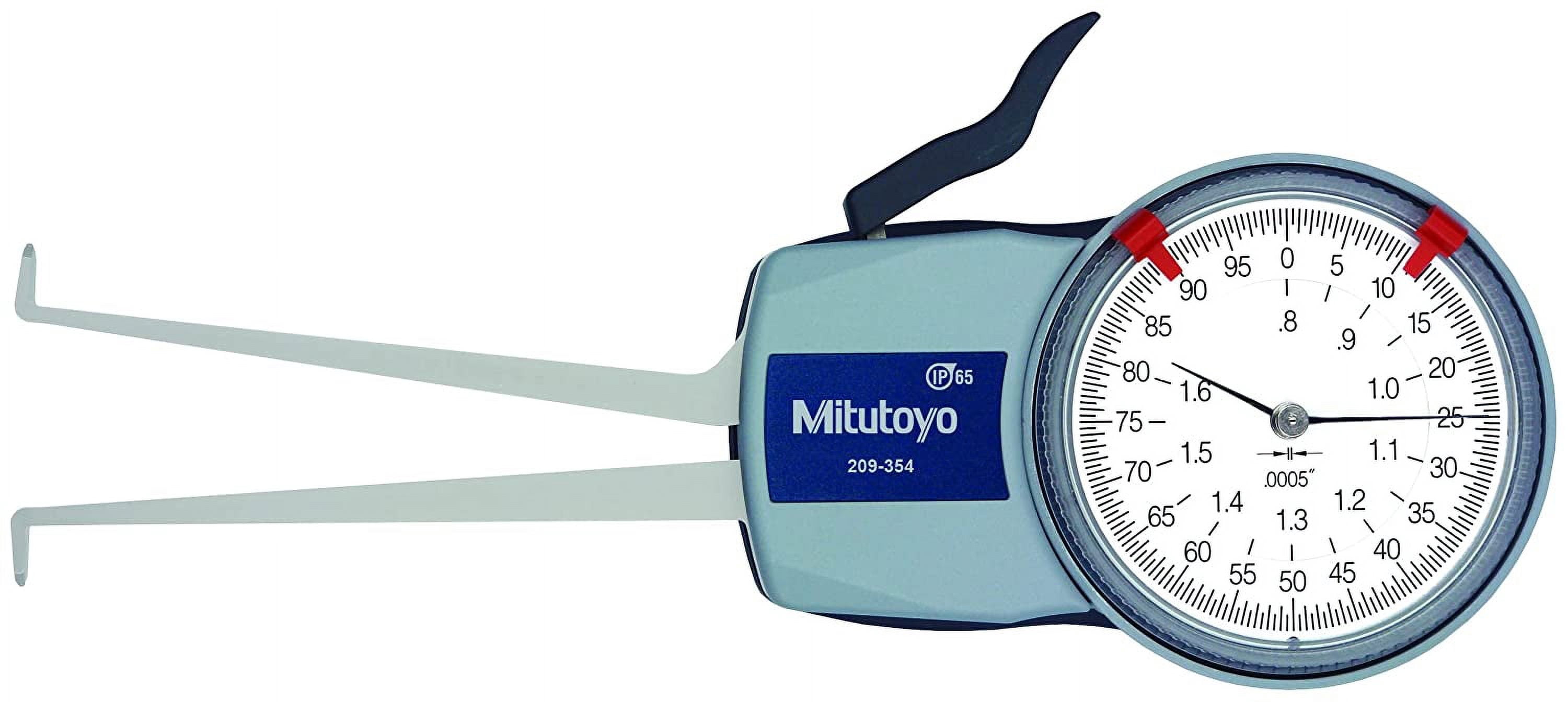 Mitutoyo 209-352 0.40-1.2 in. Range Dial Internal Type Caliper Gage