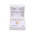 thumbnail image 2 of 14KT Gold Flash Plated Double Necklace Set with Simulated Diamonds Adult, 2 of 5