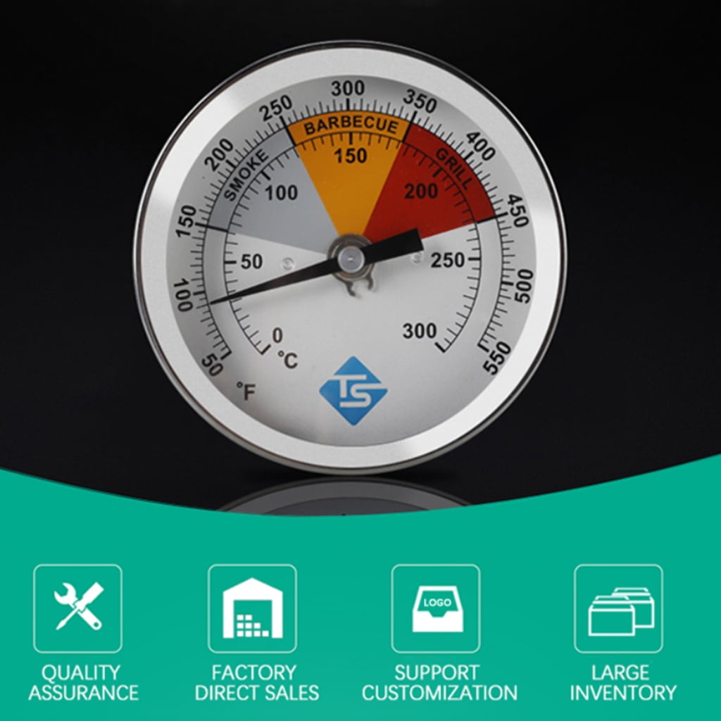 Thermometers 1/2NPT Thread Dials Temperature Meter for Meat Baking Temp Gauge