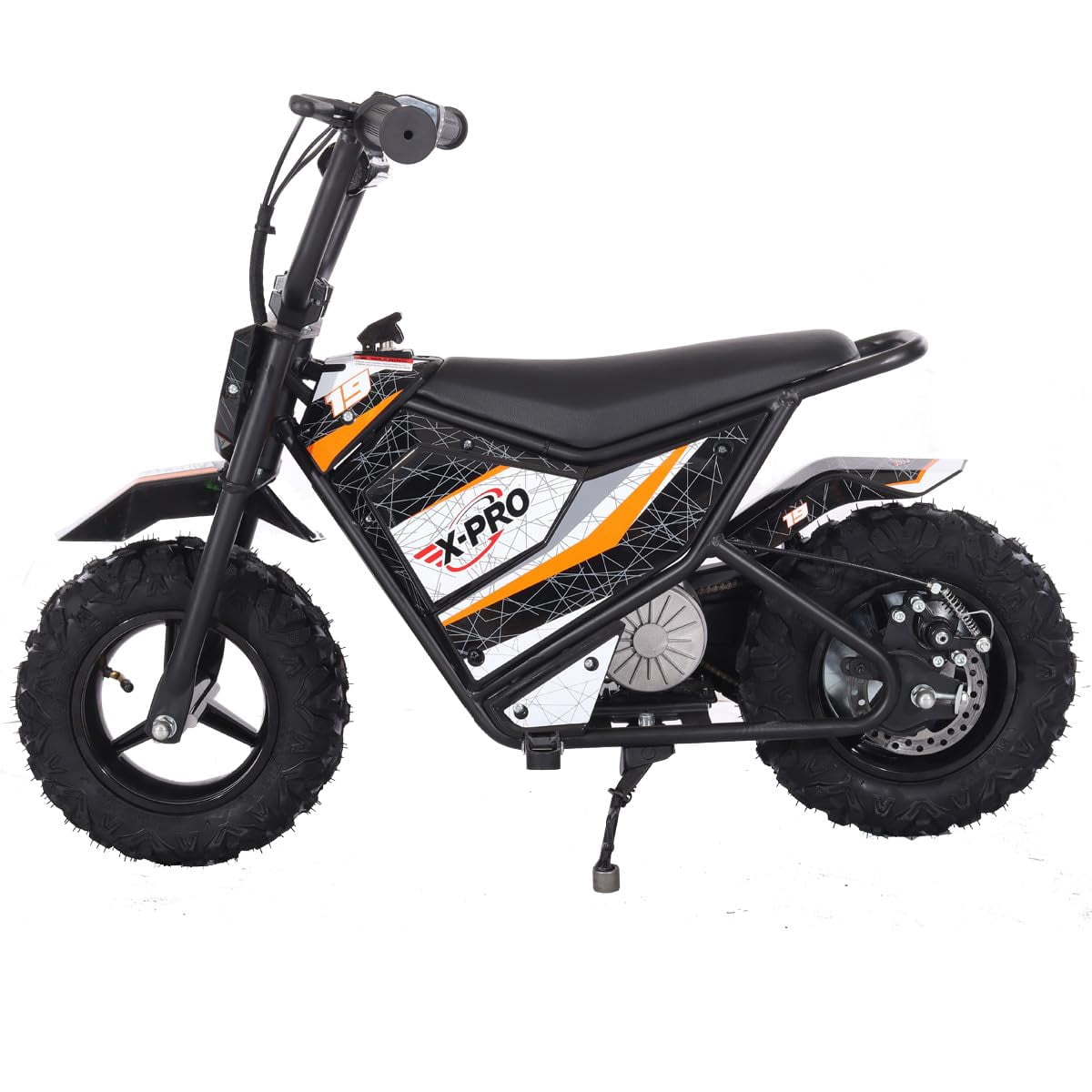 X-Pro XP250E 250W 24V Electric Dirt Bike with Chain Drive! 6.5" Wheels! Rear Disc Brakes!