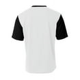 thumbnail image 2 of A4 Legend Jersey White/Black Adult XXLarge, 2 of 5