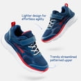 thumbnail image 3 of BURUDANI Boys Girls Sneakers – Kids’ EZ-ON EZ-Play Tennis Running Shoes, Lightweight Breathable Athletic Gym Sport Footwear, 3 of 5