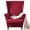 Red, variant on CJC Wingback Chair Slipcover, 2-Piece Stretch Wing Back Chair Cover with Cushion Cover, Armchair Covers Furniture Protector for Living Room Bedroom (Dark Gray)