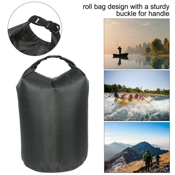 Qiilu Portable Outdoor Activities Waterproof Bag Pouch for Camping Drifting Hiking, Waterproof Pouch, Raft Bag