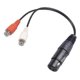 thumbnail image 3 of Xlr To Dual Rca Cable Xlr To Rca Y Splitter Cable 3 Pin Xlr Female To 2rca Female Amplifier Mixing-Good, 3 of 5