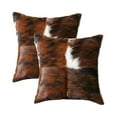 thumbnail image 1 of TORINO QUATTRO COWHIDE PILLOW 18"X18" 2-PACK, 1 of 2