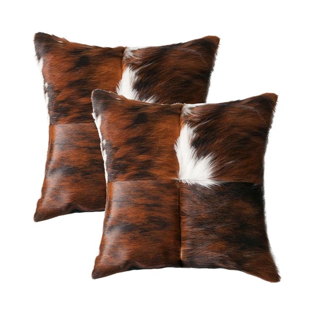 TORINO QUATTRO COWHIDE PILLOW 18"X18" 2-PACK