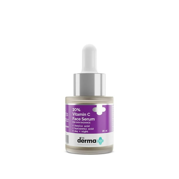 Sérum facial The Derma Co con 20% de vitamina C Radiance, 20 ml
