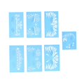 thumbnail image 3 of Plantillas reutilizables para pinintura facial, plantillas duraderas para pinintura facial y ácido con diseños únicos para juegos de rol y ataúd de desfaces, 3 of 7