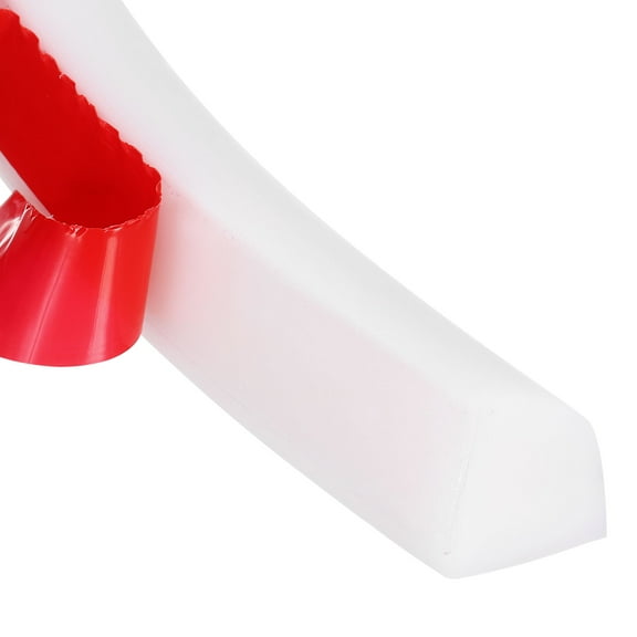 Uxcell 0.7"x0.86"x20" Flexible Quarter Round Wall Trim Single Self-adhesive White