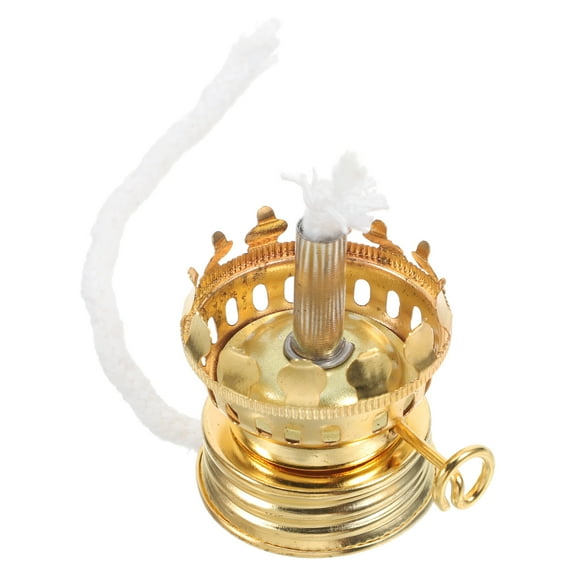 Raindrops Golden Kerosene Lamp Replacement Burner for Decoration with Versatile Wick Suitable for Many Oil Lamps 6.5