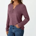 thumbnail image 2 of SUNBS Tunic Shirts for Womens Long Sleeve Tops Casual V Neck Sweaters for Women Blouses, 2 of 7