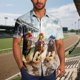 thumbnail image 2 of Mens Casual Manga Corta Botón Abajo Camisas Turndown Cuello Blusa de Impresión, Poliéster Ligero Top de la Moda para el Verano Al Aire Libre Y el Uso Diario, 2 of 7