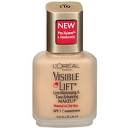 L'Oreal Paris Line-Minimizing & Tone-Enhancing Makeup 110 Buff Visible Lift 1.25 Fl Oz