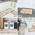 thumbnail image 5 of Pioneer Flower Floral Print Pattern Kitchen Rugs Sets Of 2,Anti Fatigue Kitchen Mat Rugs Non Slip Washable,Decorative Kitchen Floor Mats for Kitchen,Sink,Laundry,17"X30"+17"X47", 5 of 7