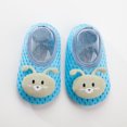 thumbnail image 2 of JUMESG Baby Socks Boys Ankle Toddler Girl Anti Slip Socks Baby Girl Gift No Skid Socks Crew Socks (Blue,S), 2 of 4