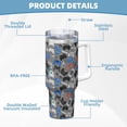 thumbnail image 5 of KLL Video Game Print 40oz Stainless Steel Insulated Car Cup Coffee Mug with Spillproof Lid - Keep Your Drink Hot or Cold on the Go, 5 of 8