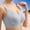 A1_Light Blue, variant on Lace Wireless Bra Wide Adjustable Straps Comfort Support Bra Breathable Comfort Minimizer Bra Lifting Bras for Seniors Seamless Wirefree Posture Correcting Push Up Full Coverage Bra Black M