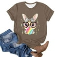 thumbnail image 3 of T Shirts for Women Woman's Fashion Cute Printing Leisure Round Neck Short Sleeved T-Shirts, 3 of 3