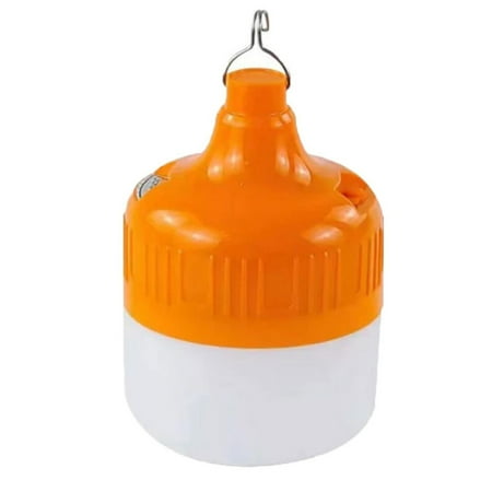 

Bhxteng Bright Bulb LED Rechargeable with Hook Mobile Power Outage Emergency Light