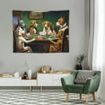 thumbnail image 2 of COMIO DOGS PLAYING POKER Flag Tapestries, Poker Wall Tapestry, Dogs Wall Hanging Flag, 2 of 7