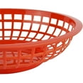 thumbnail image 5 of TrueCraftware- Set of 12 Plastic Round 8" Fast Food Basket Red- Fry Fast Food Baskets, Round-Shaped Tray for Fast Food Restaurant Supplies Deli Serving Chicken Burgers Sandwiches & Fries, 5 of 5