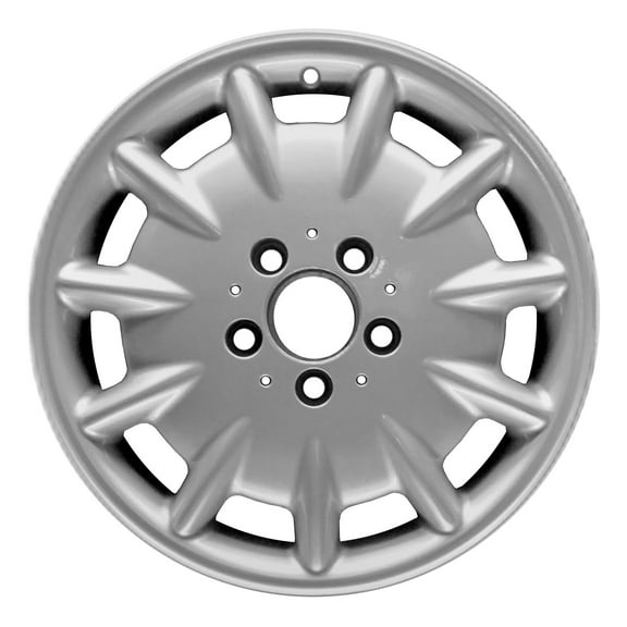 Remanufactured Painted Bright Sparkle Silver Aluminum Wheel 16 x 7.5 2104011202 fits 2000-2003 Mercedes-Benz E320