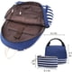 thumbnail image 4 of Linda mochila azul para adolescentes y niñas para la escuela, bolsa de computadora con carga USB, mochila para niños para viajes, 4 of 5