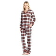 thumbnail image 2 of Ashford & Brooks Women's Flannel Plaid Pajamas Long Pj Set - Dress Stewart - 4X-Large, 2 of 5