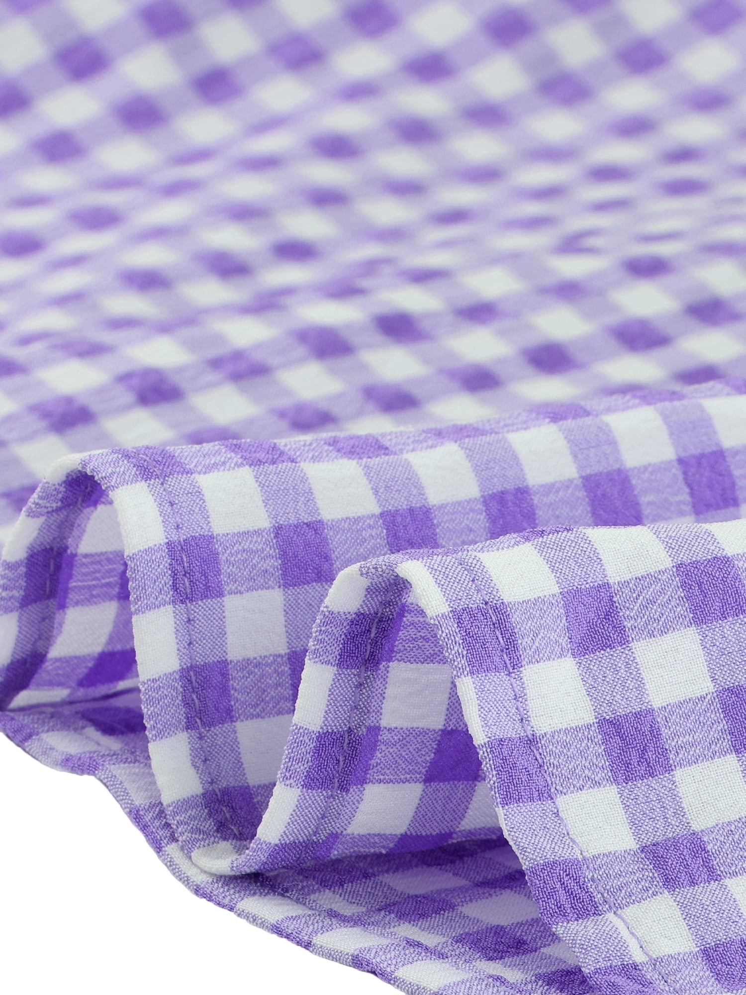 DARING DIVA Square Neck Ruffle Sleeve Blouse L Purple