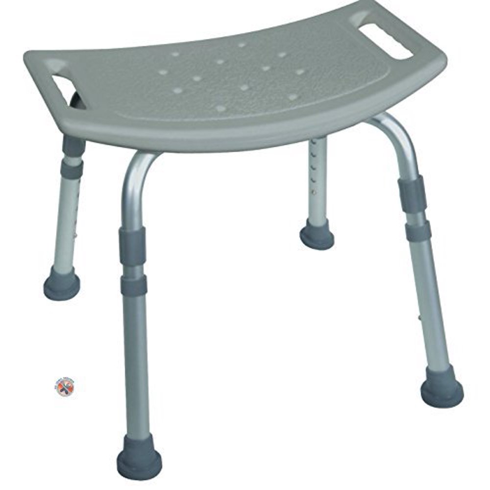 Healthline Bath Bench Shower Tub Bench without Back (grey) - Walmart
