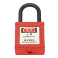 thumbnail image 1 of Padlocks, Lightweight Insulating Industrial Plastic  Durable Self Bounce Lock Beam Anti Loss With 1 Key For Industry, 1 of 8