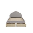 thumbnail image 4 of Studio Living Christine Upholstered Storage 39.8" Gray Bed Frame, Queen, 4 of 19