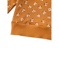 thumbnail image 4 of Genuiskids 2Pcs Children Autumn Tracksuit, Floral Ruffled Long Sleeves Pullover + Bowknot Pants for Girls, 6 Months to 4 Years, 4 of 9