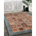 thumbnail image 3 of Ahgly Company Machine Washable Indoor Square Abstract Camel Brown Area Rugs, 8' Square, 3 of 7