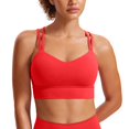 thumbnail image 1 of Sostén Deportivo CRZ YOGA Butterluxe con Espuma Moldeada Rojo Profundo XL, 1 of 5