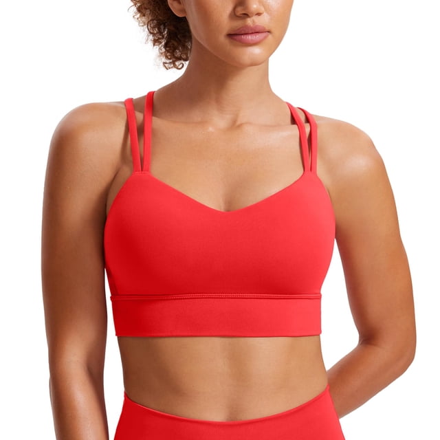 Sostén Deportivo CRZ YOGA Butterluxe con Espuma Moldeada Rojo Profundo XL