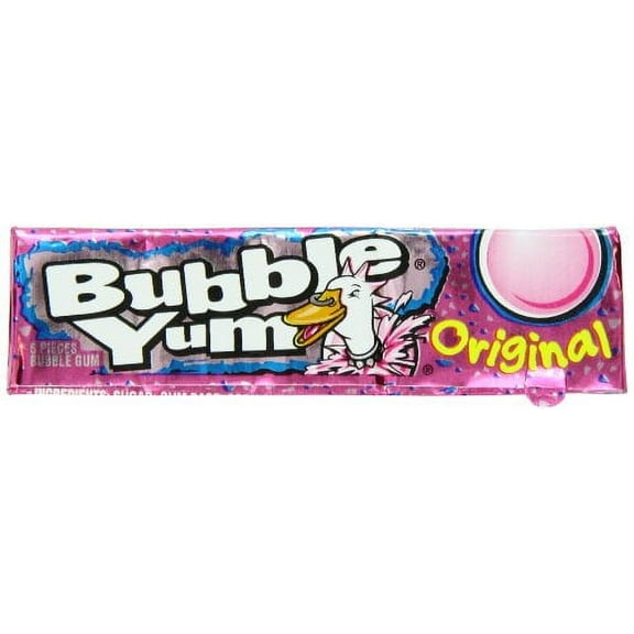 Hersheys Bubble Yum Regular, 5-Count (Pack of 18)