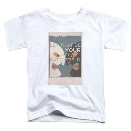 

Trevco CBS2007-TT-3 Star Trek & TOS Episode 70 Toddler Short Sleeve T-Shirt White - Large - 4 Toddler