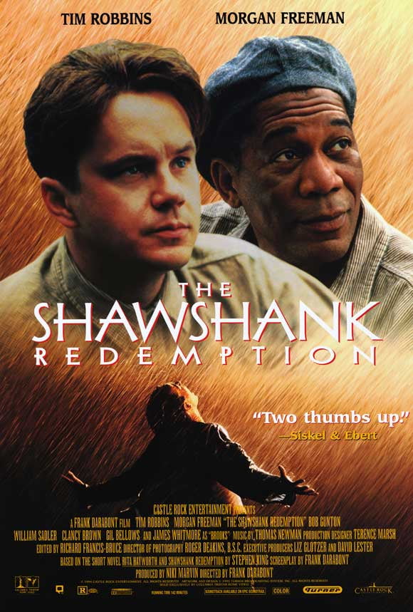 The Shawshank Redemption 1994 27x40 Movie Poster Walmart Com Walmart Com