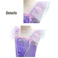 thumbnail image 3 of Little Girls Princess Mermaid Costume for Girls Dress Up with Accessory for Christmas Birthday Party Supplies, 3 of 6