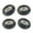 A, variant on MOMOJIA 4Pcs Roller Wheels Replacement Round Type Fiiting Bearings For Fitness Equipment