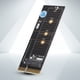 thumbnail image 1 of Tarjeta Vertical PCI- E, Tarjeta Adaptadora Vertical M.2 Nvme Key M SSD A PCI- E 4X Tarjeta Vertical Vertical 4X Tarjeta Vertical Vertical, Para M.2 2230 / 2242 / 2260/ 2280, 1 of 8