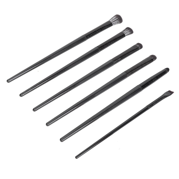 Juego De Brochas De Maquillaje Para Ojos, Bolsa De Almacenamiento, Brochas Para Sombra De Ojos Para Colorear Fáciles, 6 Piezas Para Uso En Viajes