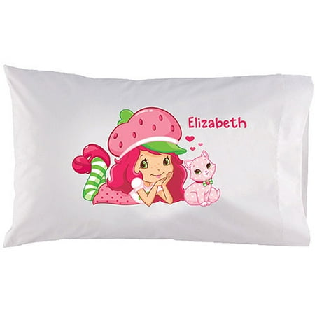 Personalized Strawberry Shortcake Kitty Pillowcase Walmart Com