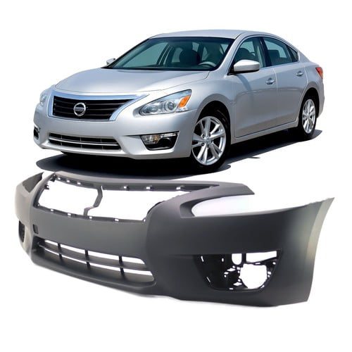 Primed Front Bumper Cover Fascia for 2013 2014 2015 Nissan Altima Sedan