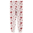 thumbnail image 3 of Fgvctg Valentine's Day Pajamas for Men Lover Heart Graphic Elastic Bottom Pajamas Sleepwear High Waisted Pj Pant Oversized Spring Fall Drawstring Lounge Pants with Pockets Wine XL, 3 of 6
