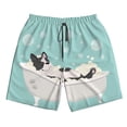 thumbnail image 5 of Goofa French Bulldog Taking a Bath Printed Mens Swim Trunks Summer Quick Dry Short Beach Swimwear Bathing Suits-3X-Large, 5 of 9